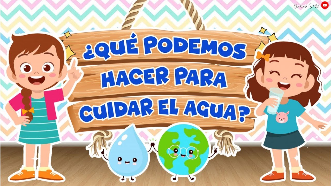 acciones para el cuidado del agua para niños