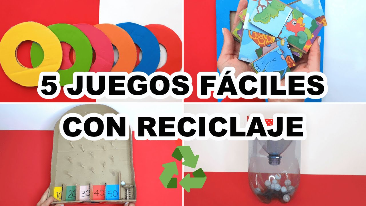 actividades de reciclaje para niños de 2 3 años