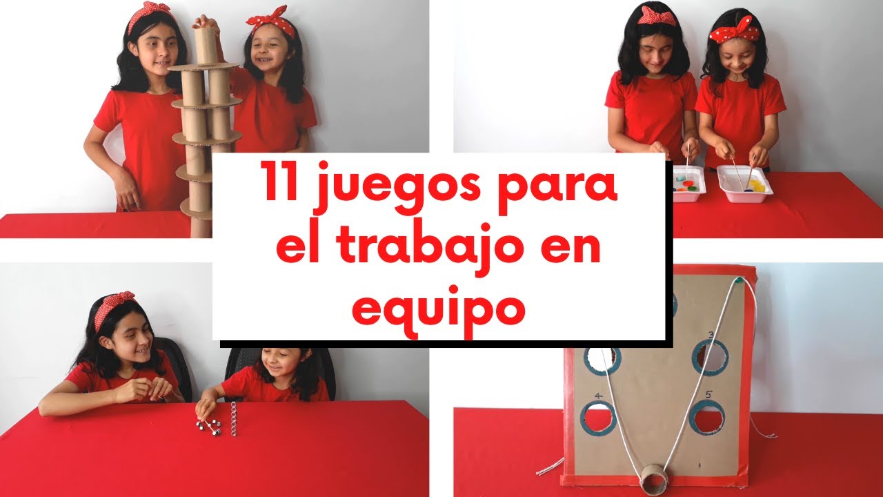 actividades de trabajo en equipo para niños