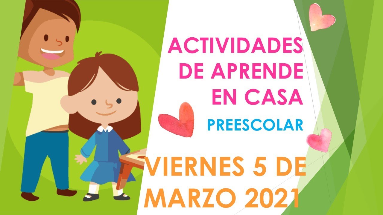 aprende en casa preescolar 5 de marzo