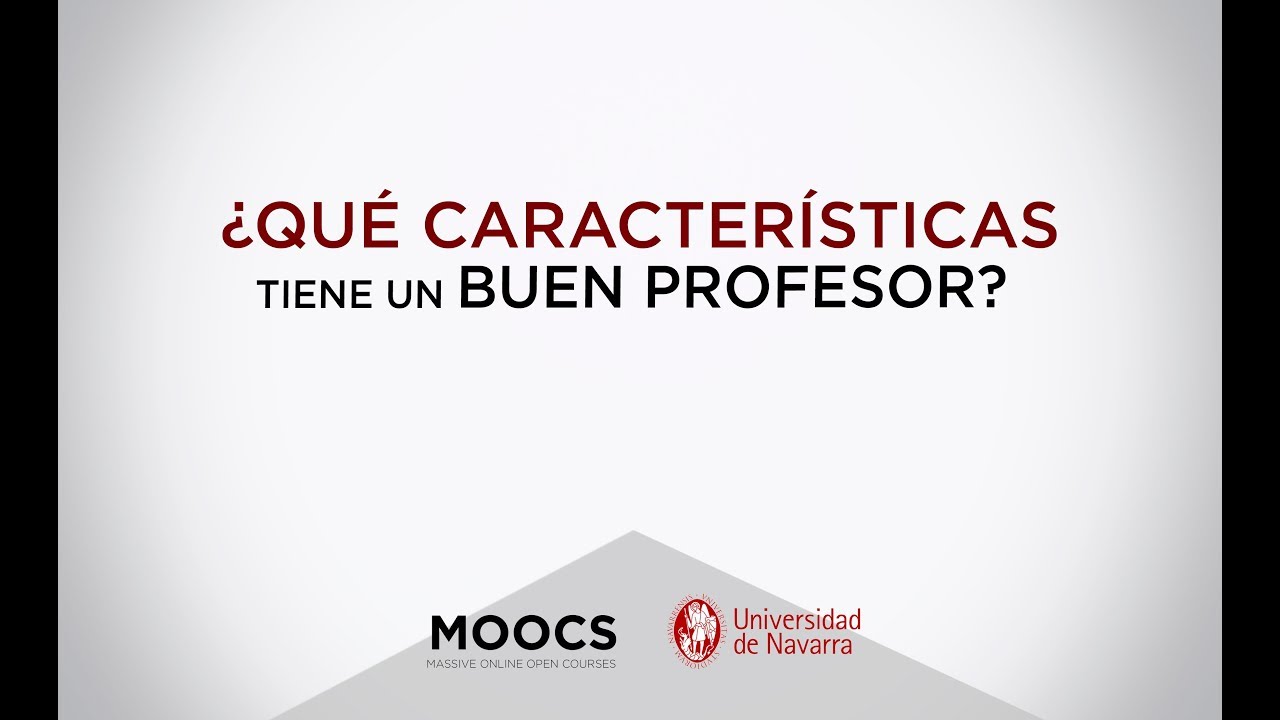 caracteristicas para ser un buen docente