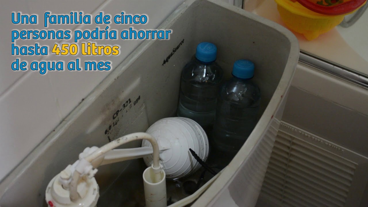 como ahorrar agua en el inodoro