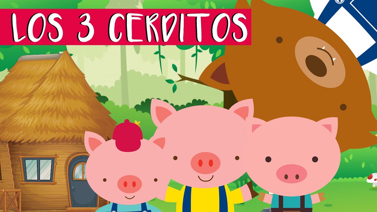 cuento de los tres cerditos corto ilustrado