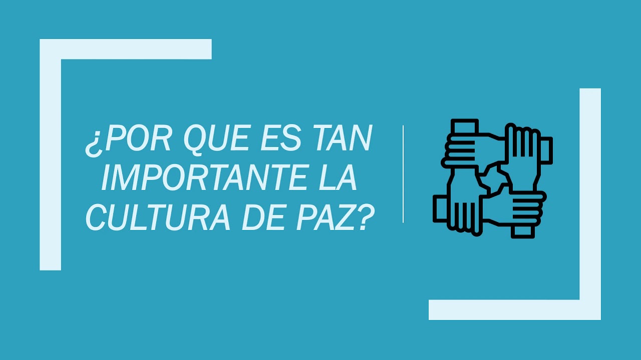 elementos de una cultura de paz