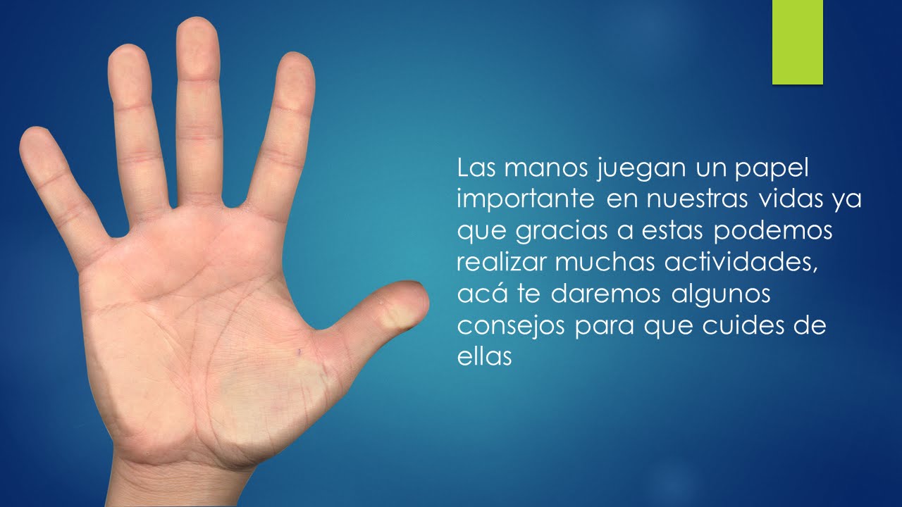 frases de como cuidar nuestras manos