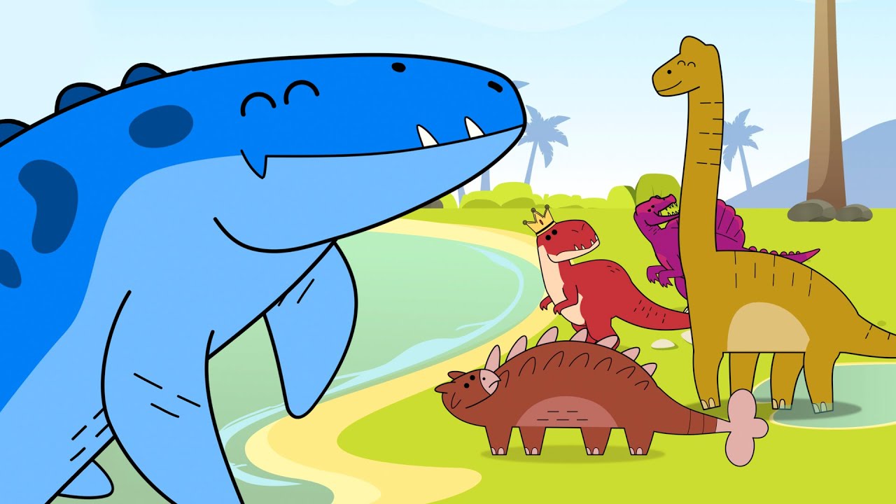 historietas cortas de dinosaurios para niños
