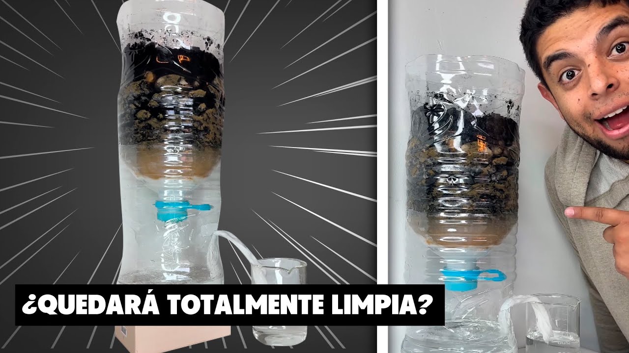 materiales para un filtro de agua casero
