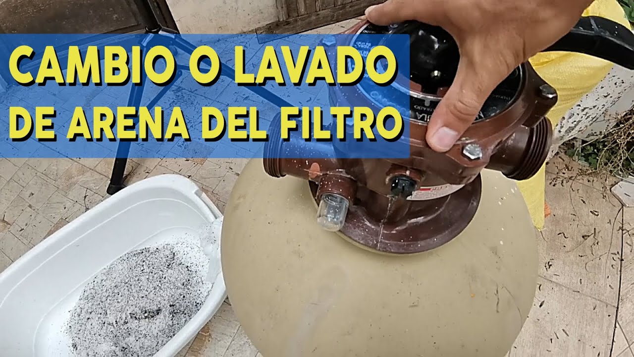 arena fina para filtro de agua