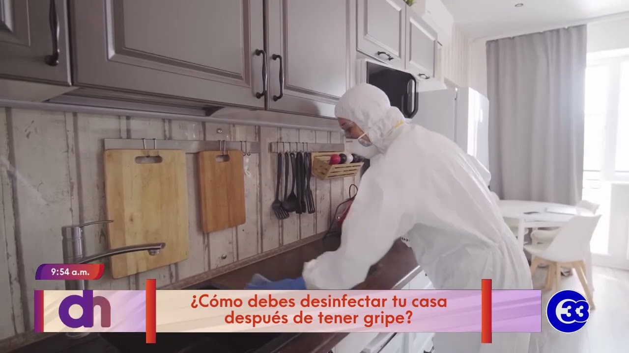 como desinfectar la casa despues de una gripe