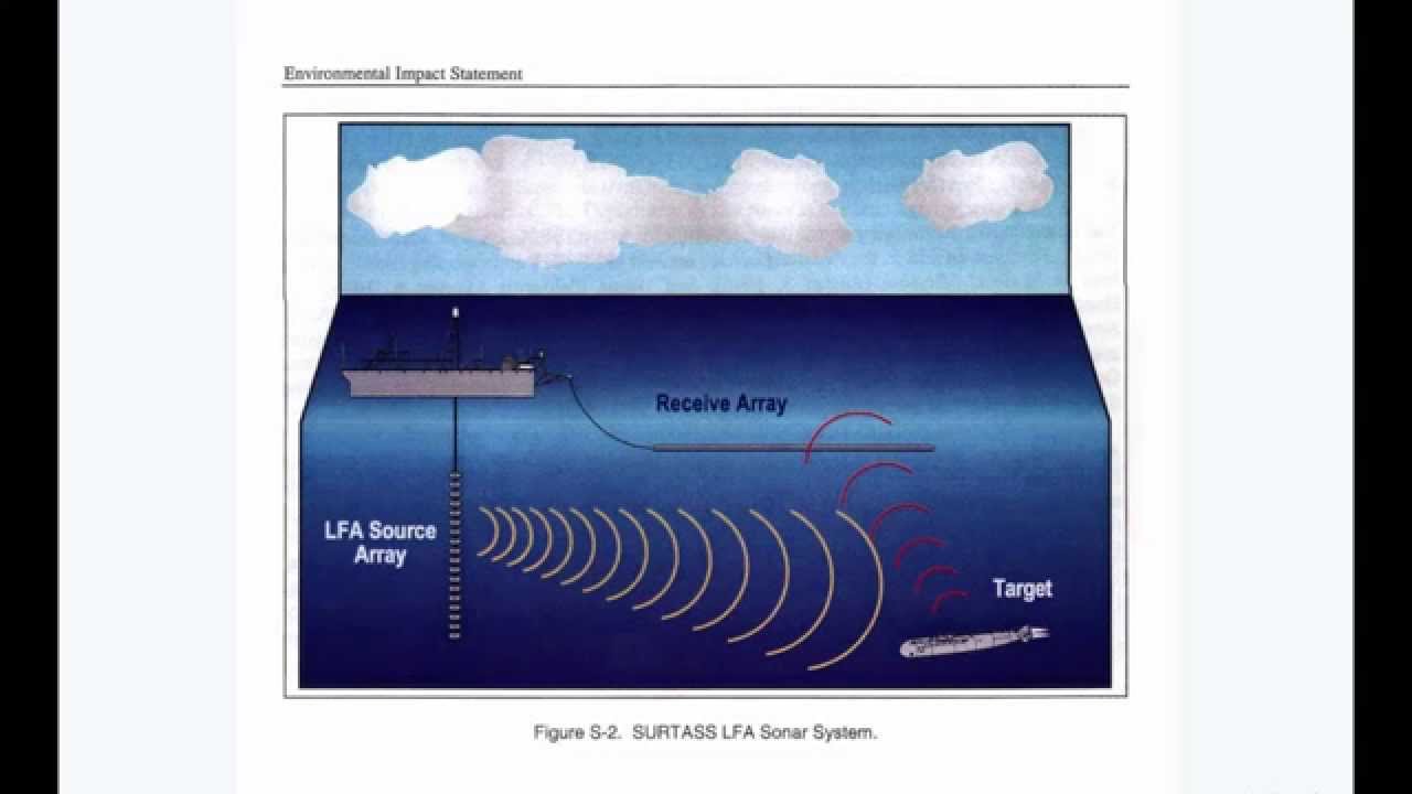 como funciona un sonar de submarino