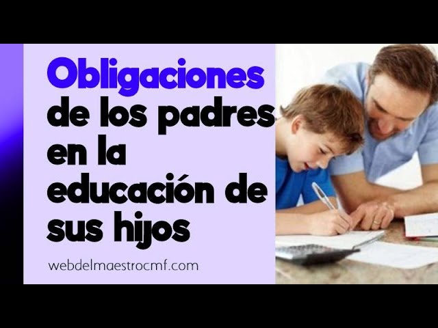 compromisos de los padres con los hijos