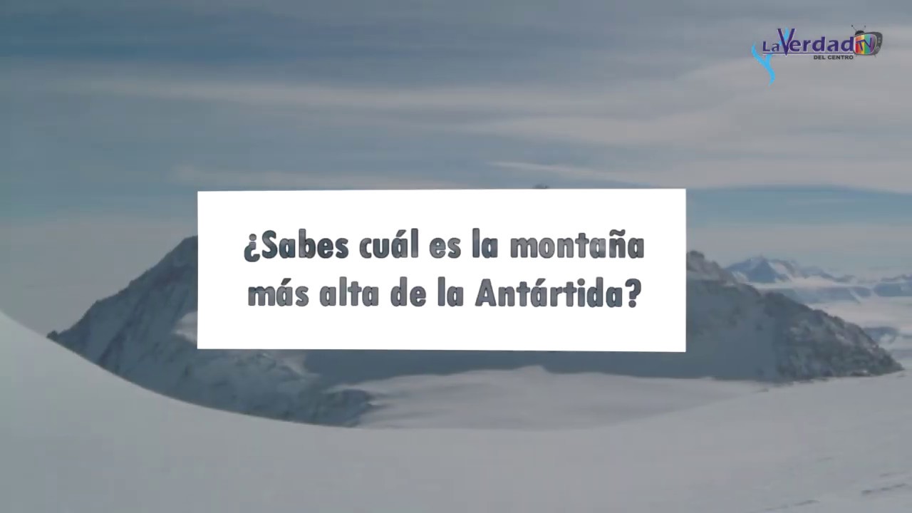 cual es la montaña mas alta de antartida