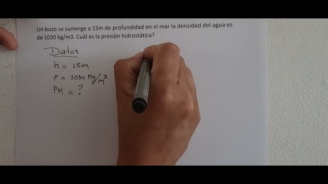 densidad del agua en ton m3