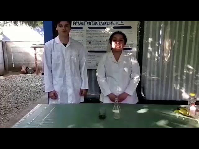 descomposicion del peroxido de hidrogeno con catalizador