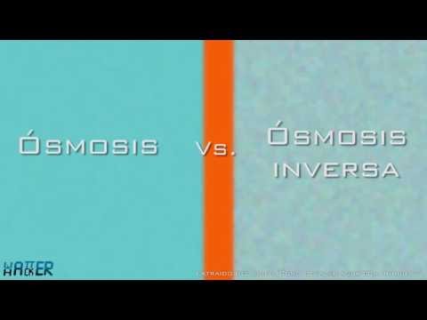 diferencia entre osmosis y osmosis inversa