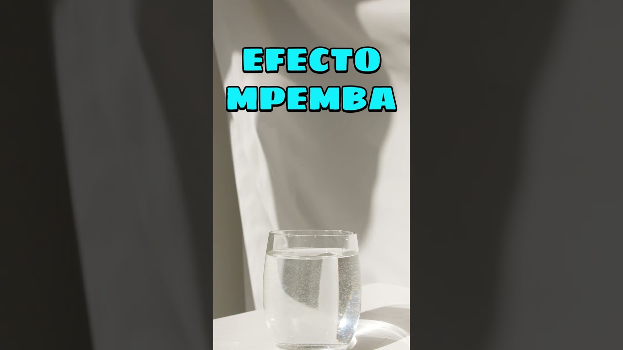 efecto del agua al congelarse mas rapido cody