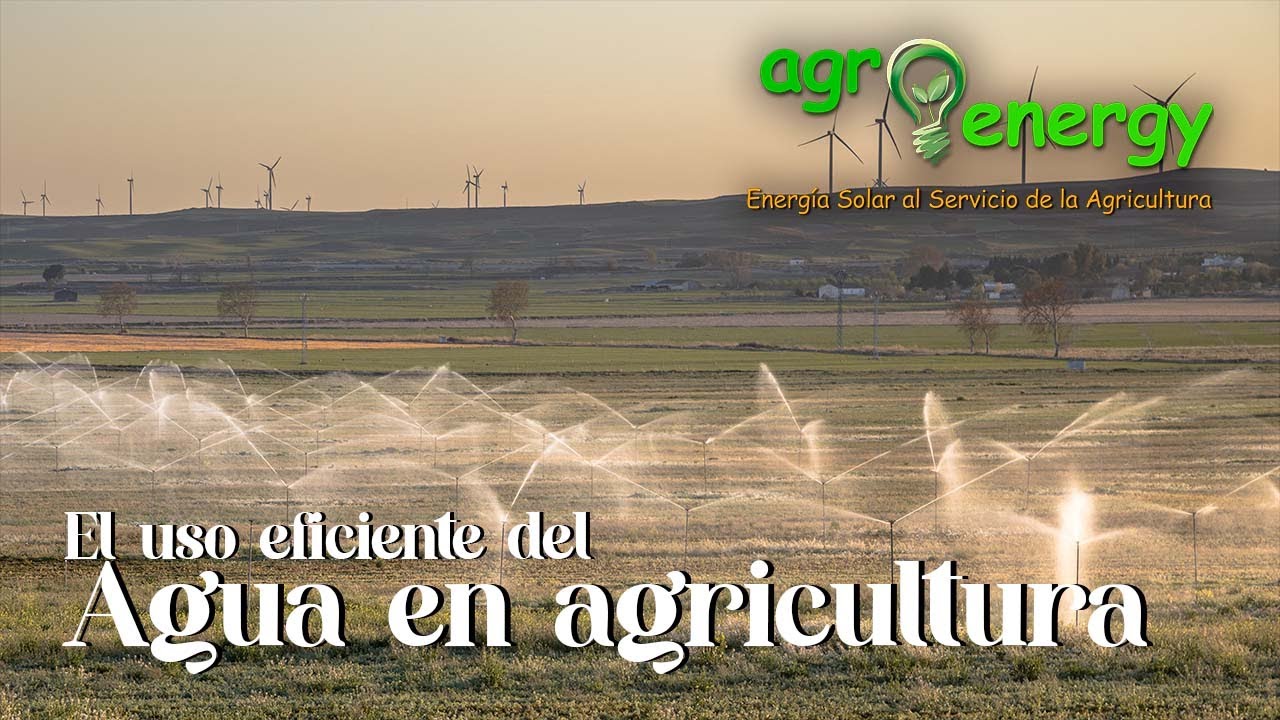 eficiencia del uso del agua en la agricultura