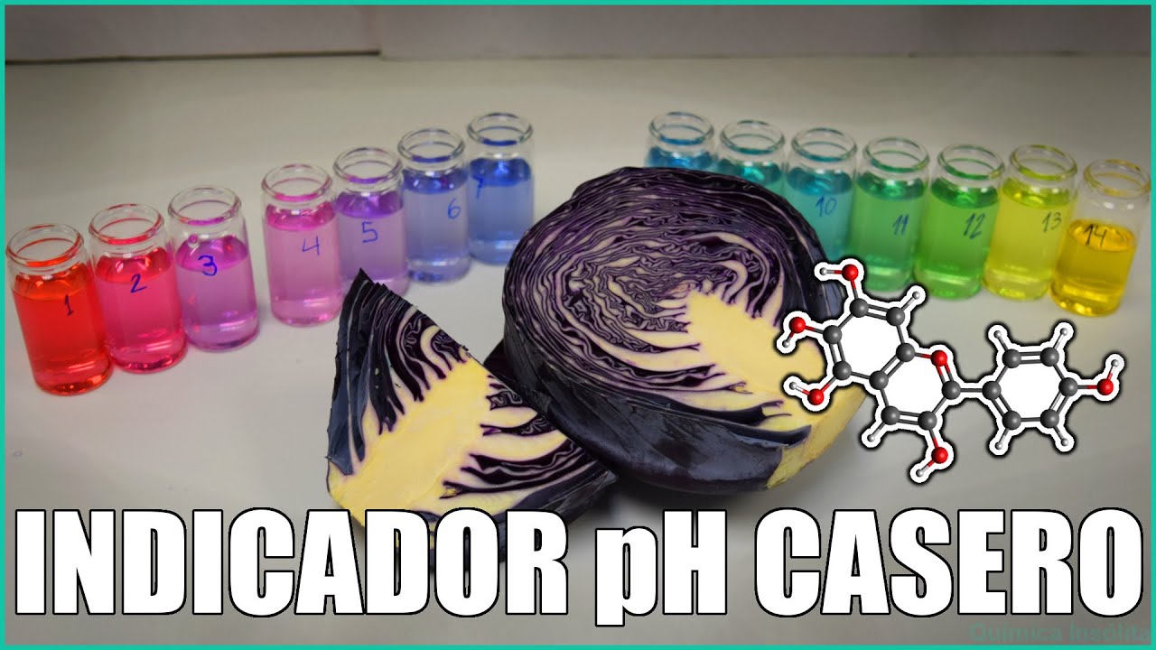 escala de ph de col morada