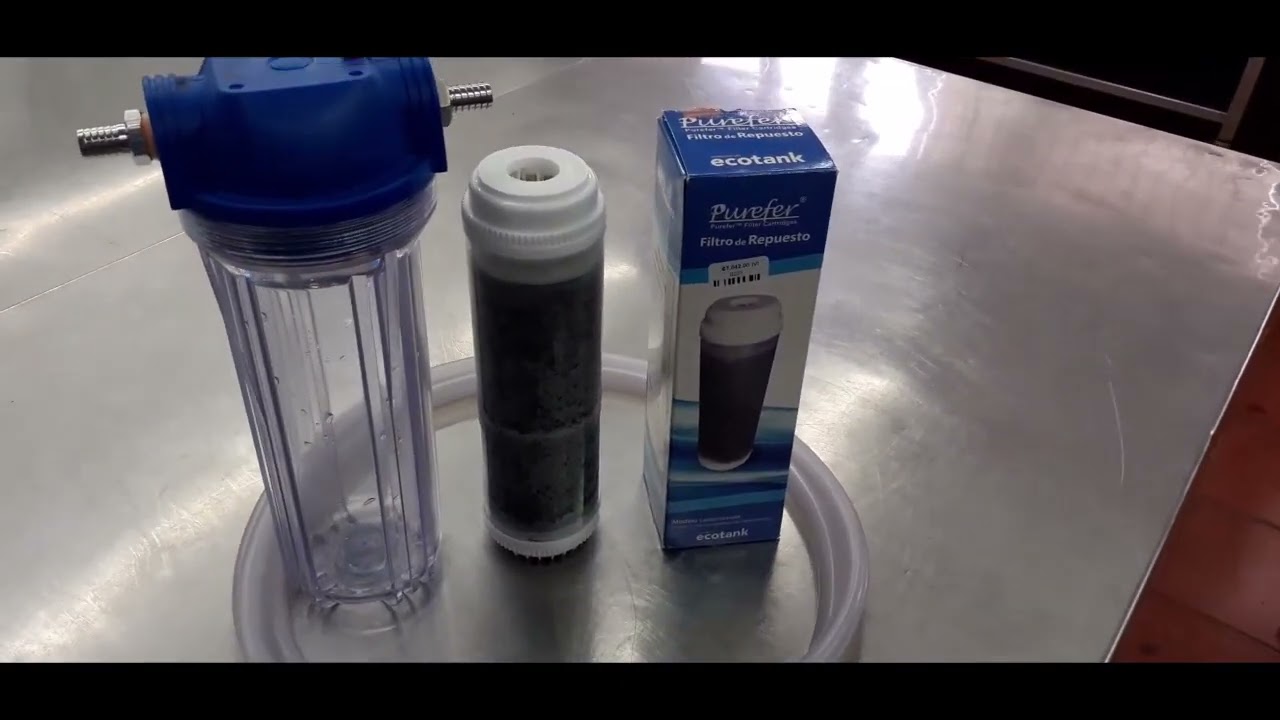 filtro de carbon activado para agua