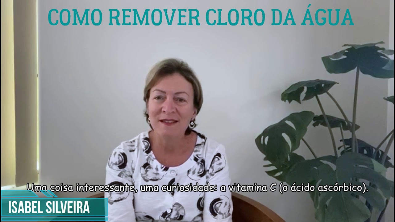 filtro para retirar cloro da agua