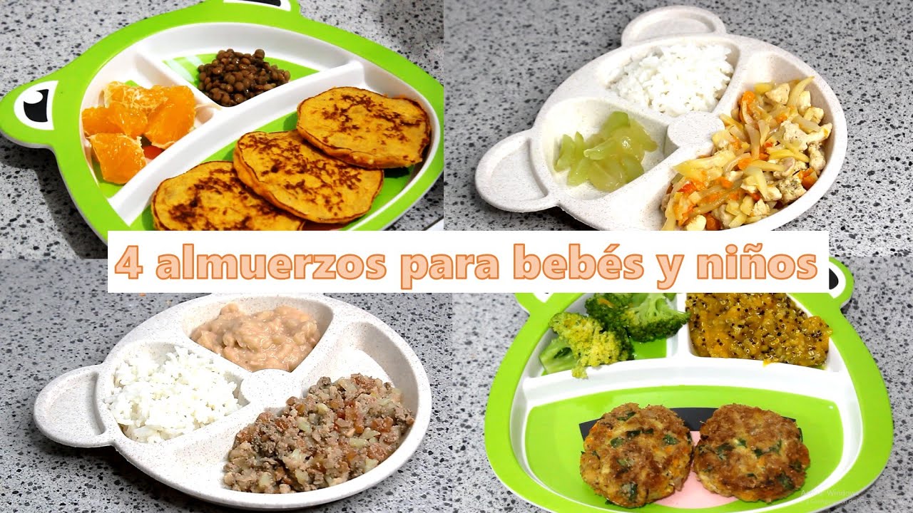 ideas de comidas para niños de un año