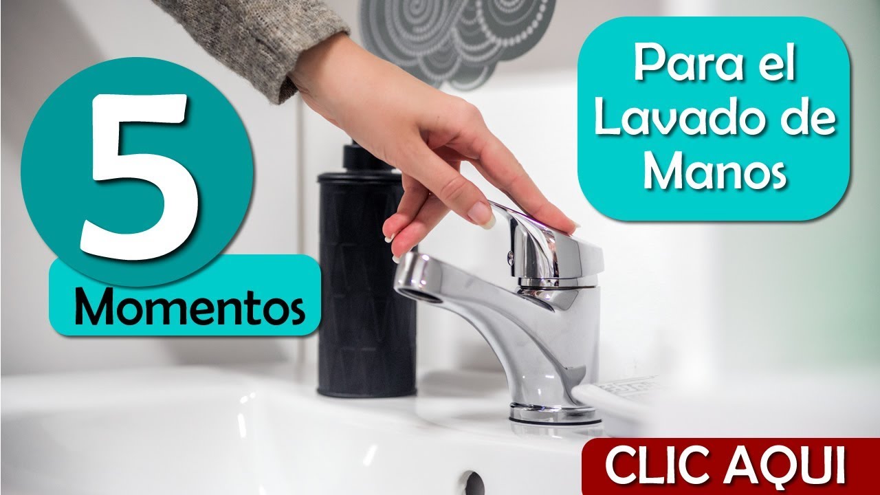 momentos del lavado de manos oms