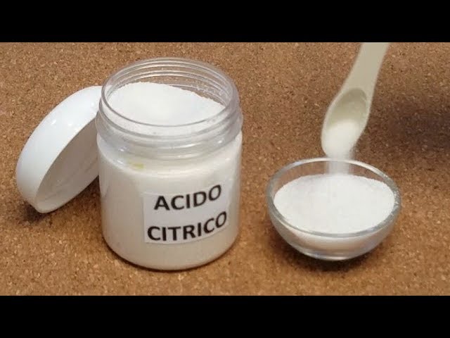 para que sirve el acido citrico en el queso