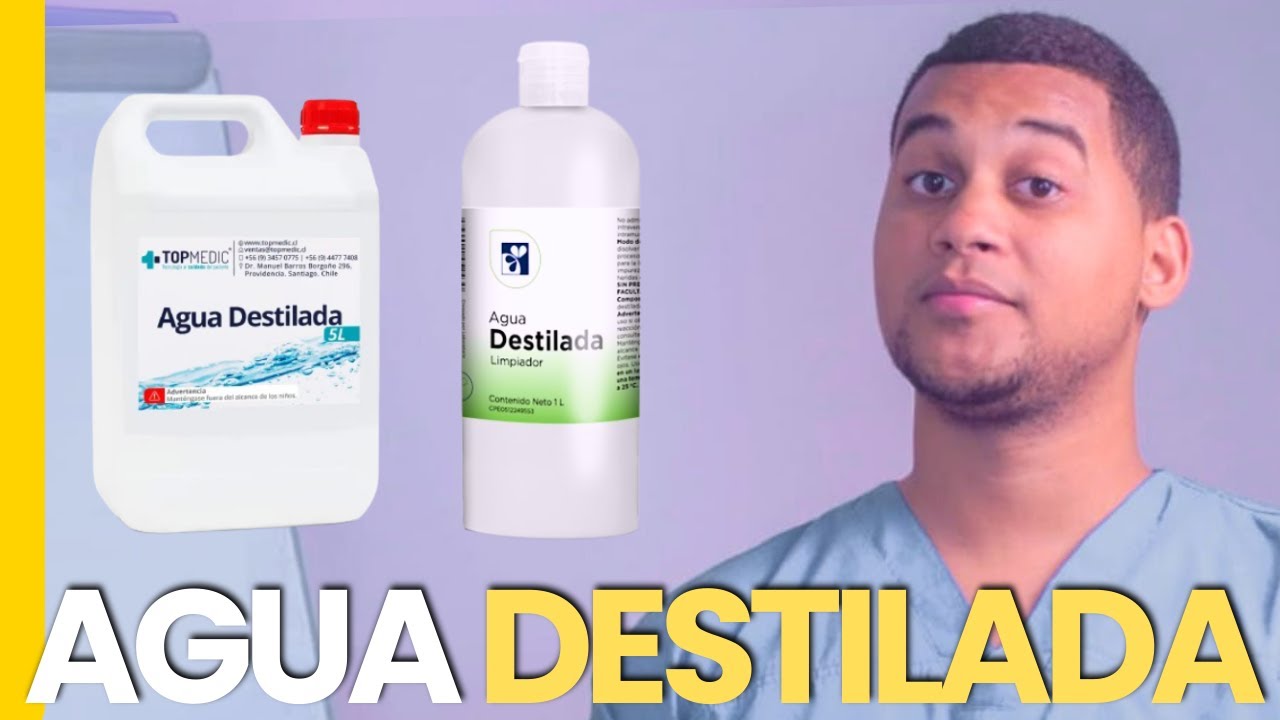 para que sirve el agua destilada en medicina