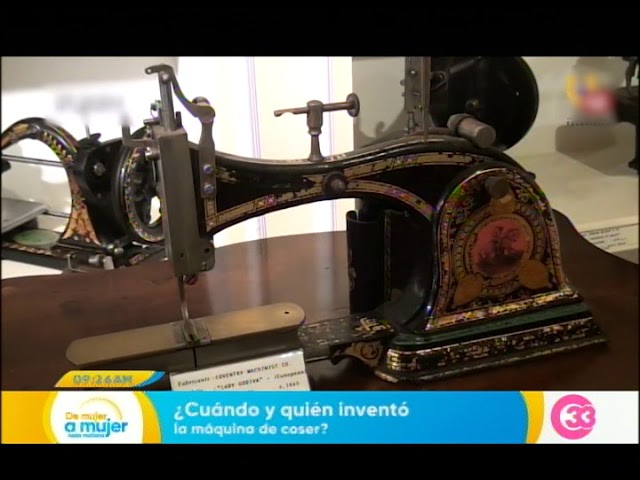 quien invento la maquina de coser industrial