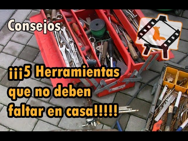 5 herramientas que se utilizan en el hogar