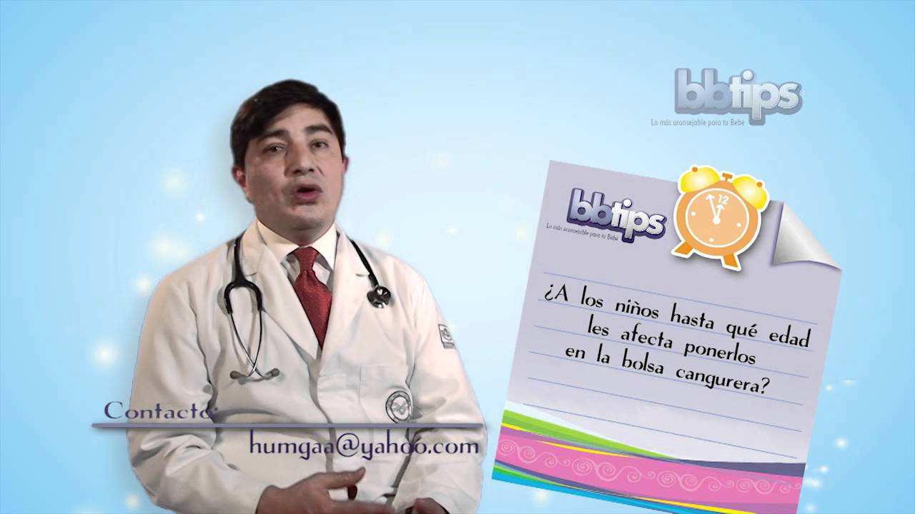 a que edad se puede meter un bebe al canguro