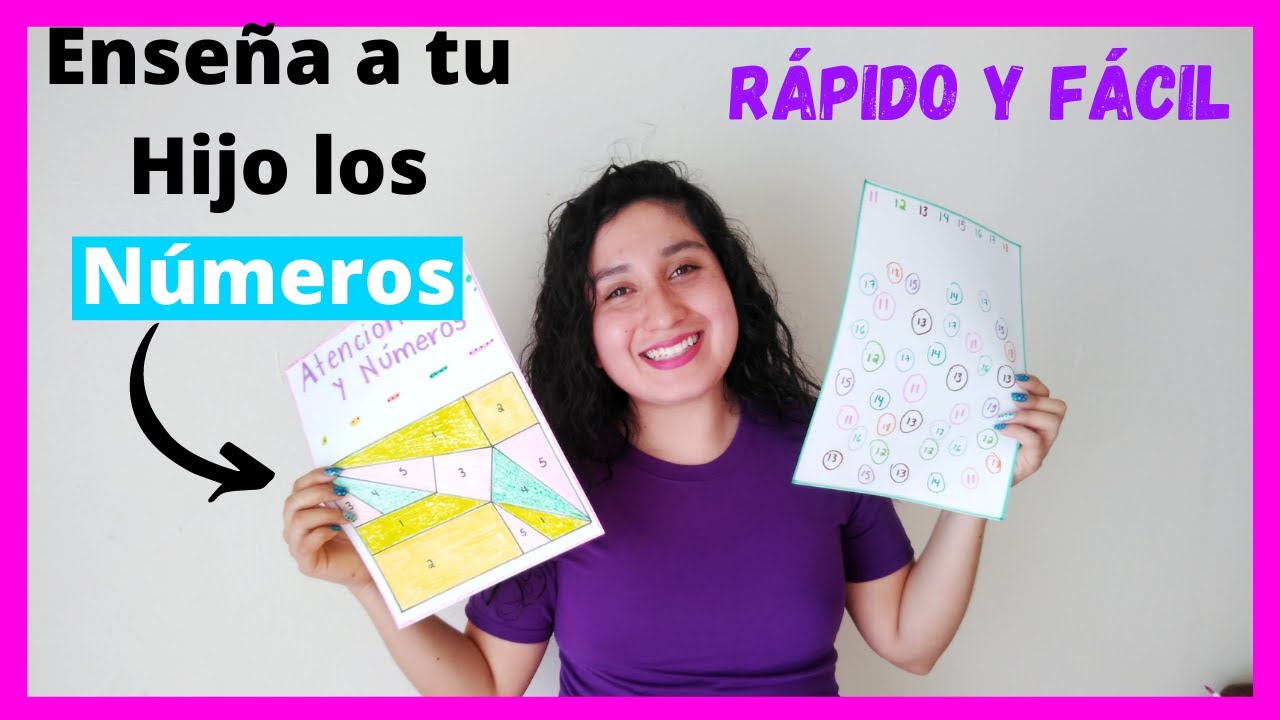 actividades de numeros para niños de kinder