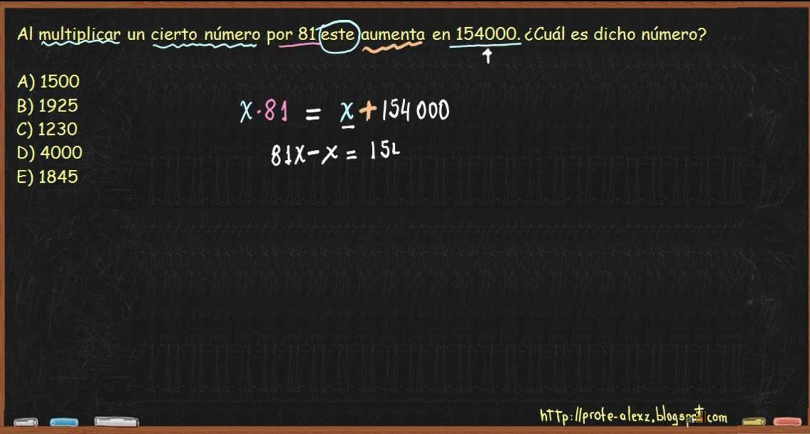 al multiplicar un cierto numero por 81