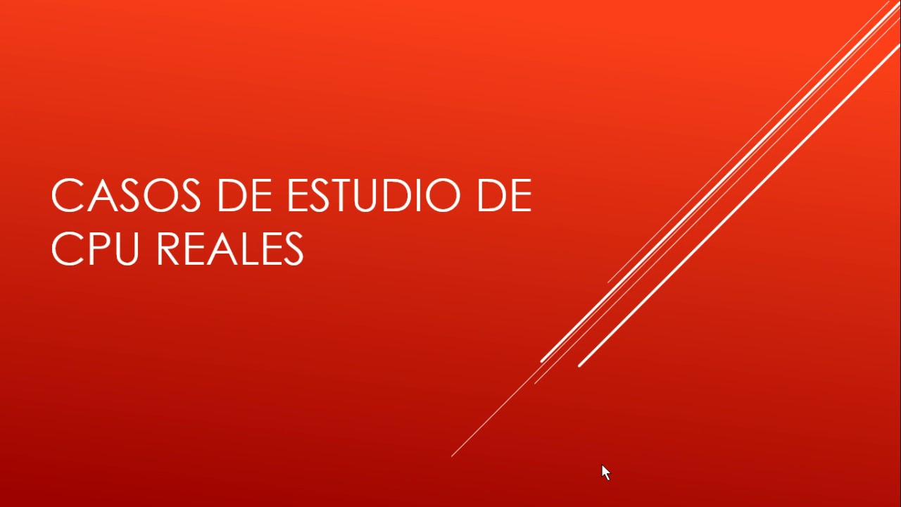 casos de estudio de cpu reales
