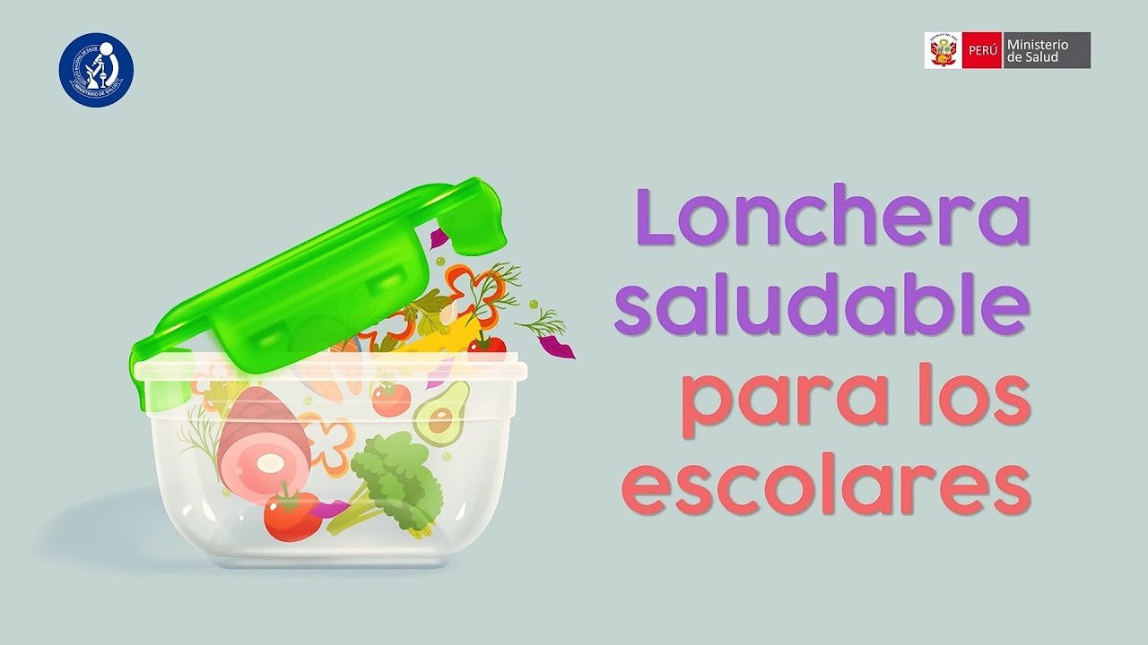 como debe ser una lonchera escolar