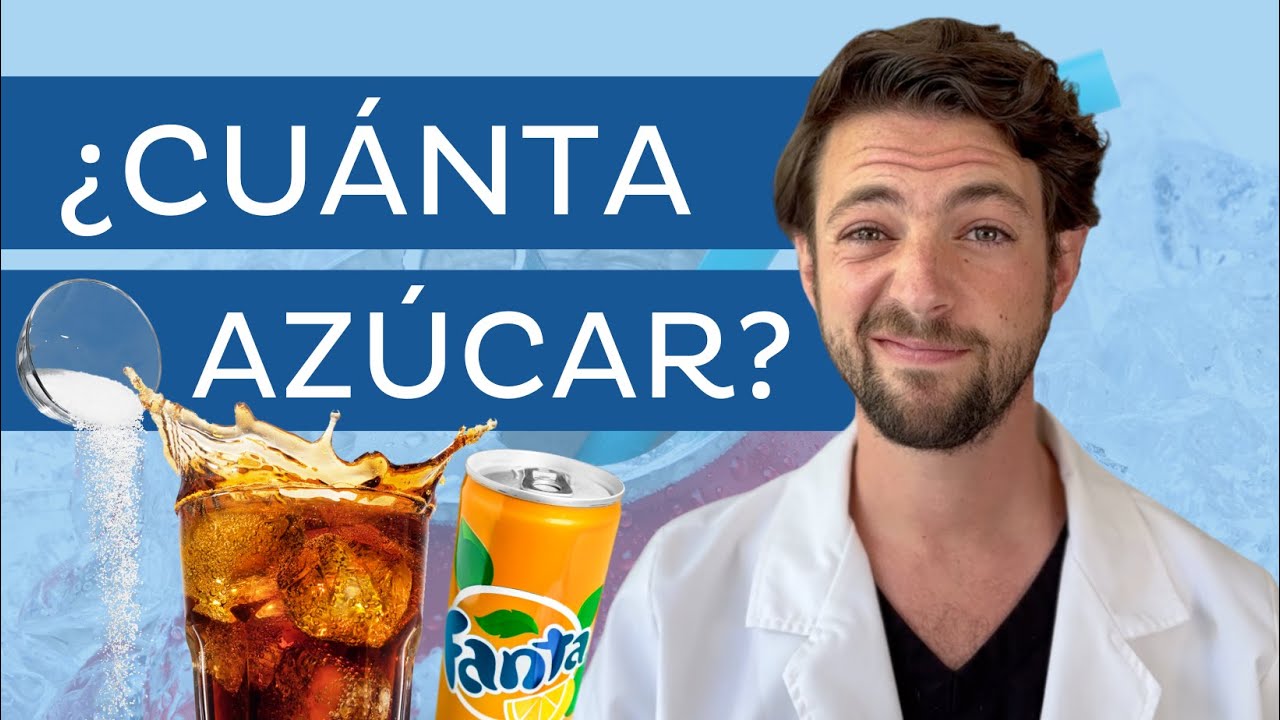 comparacion del agua y una bebida azucarada