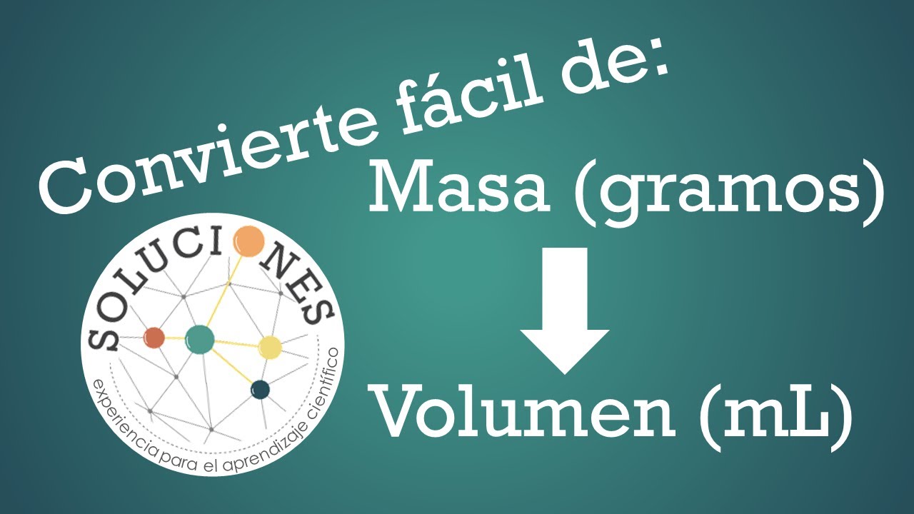 convertir gramos a mililitros en linea