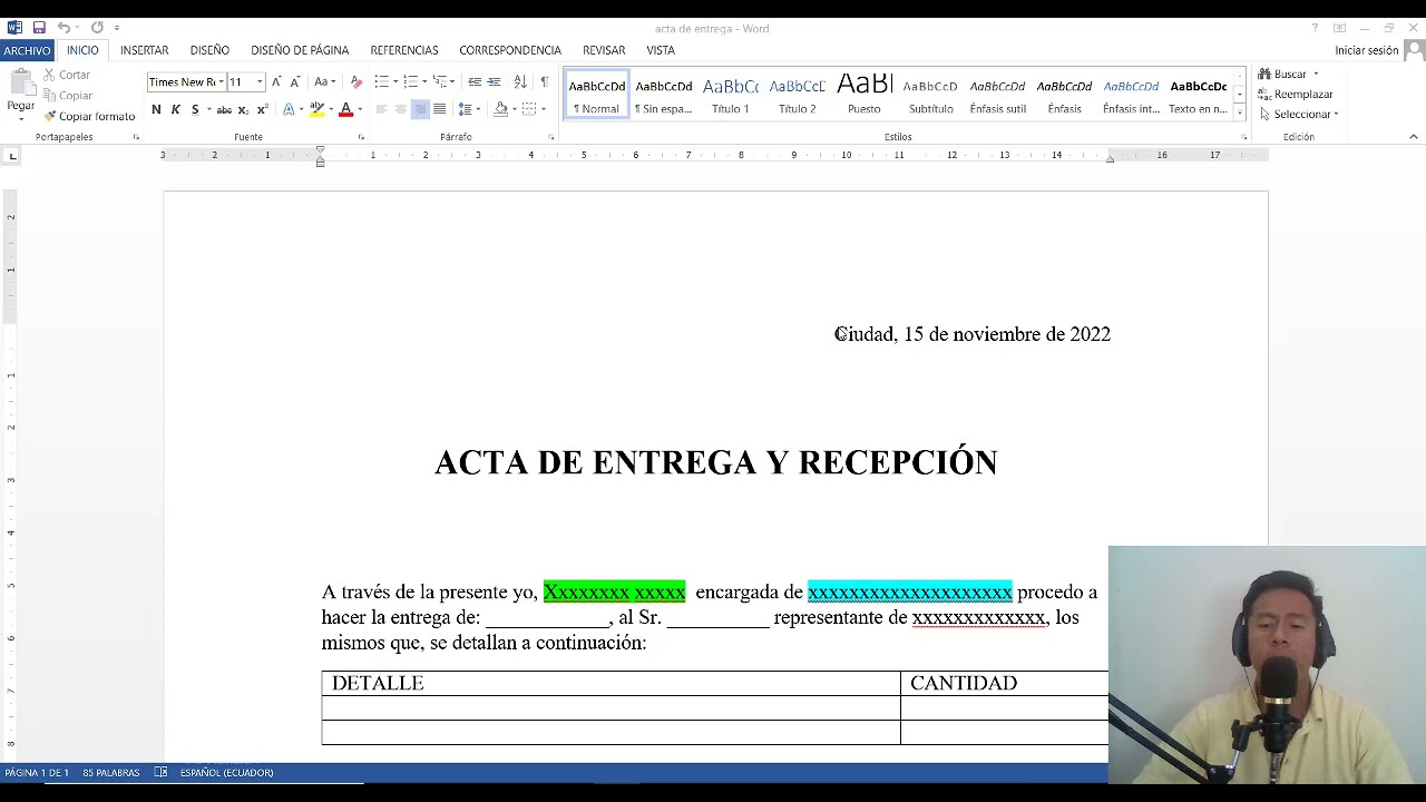 entrega recepcion de indicios o elementos materiales probatorios