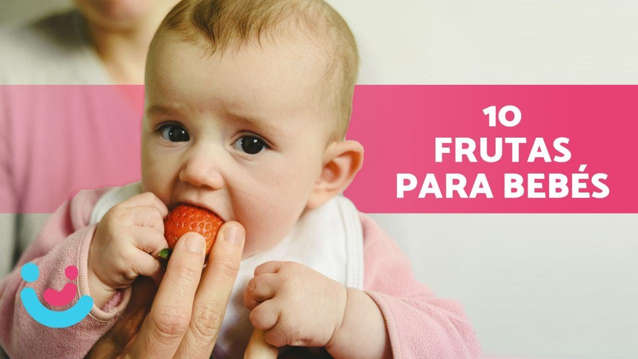 frutas para bebe de 6 meses