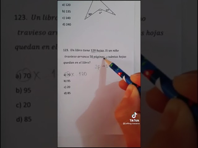 hojas de trabajo de matematicas para secundaria