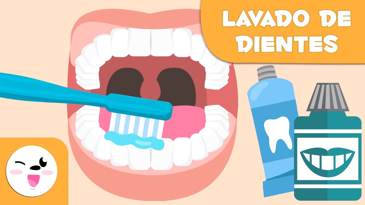 instructivo para lavarse los dientes para niños