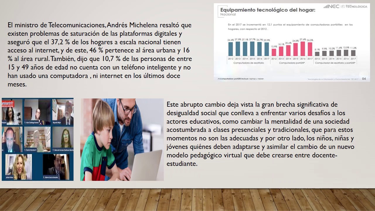 la educacion actual en el ecuador
