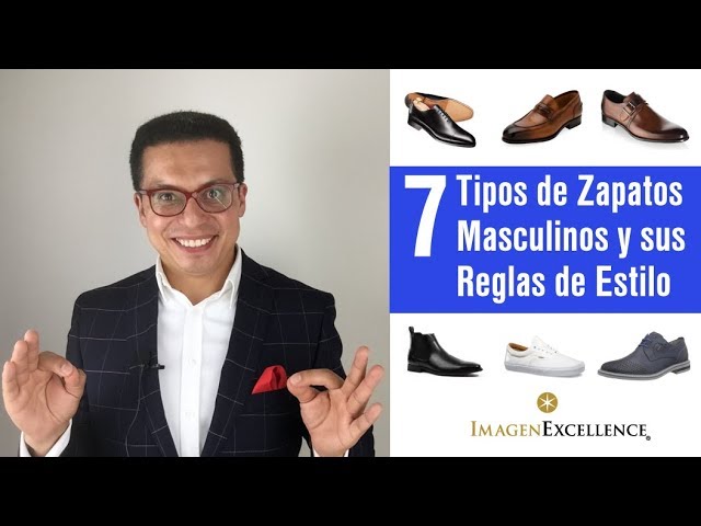 las siguientes agrupaciones muestran diferentes tipos de zapatos