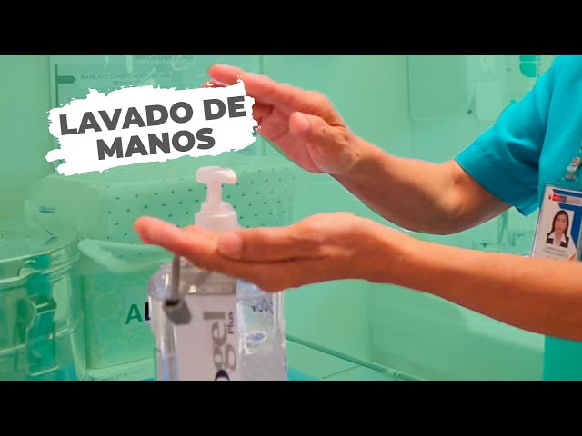 lavado de manos material y equipo