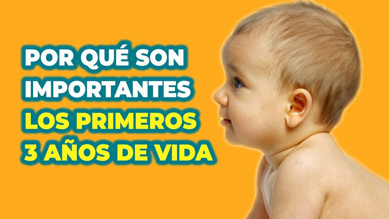 los primeros tres años de vida