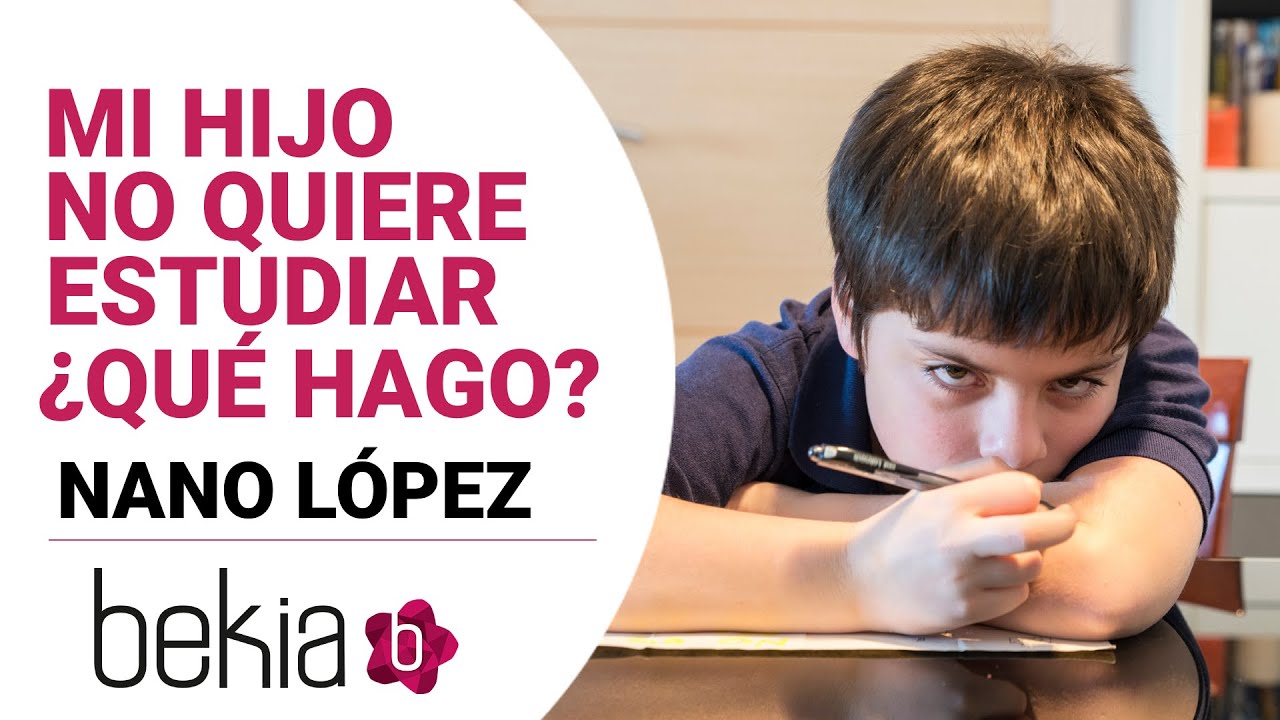 mi hijo de 5 años no quiere estudiar