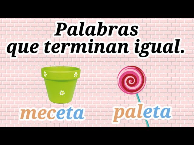palabras que terminan con mer para niños de primer grado