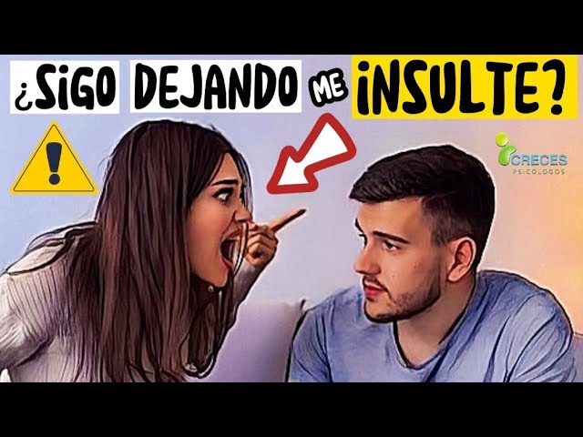porque los insultos también se consideran una forma de violencia