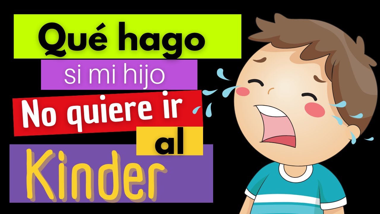 que pasa si mi hijo no va al kinder