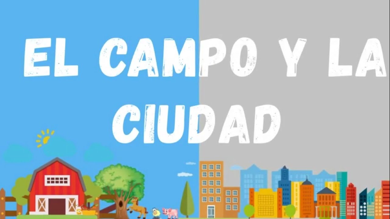 actividades del campo yla ciudad para niños